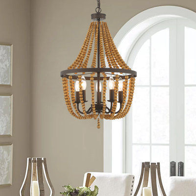 Lustre empire unique à 5 lumières