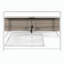 Structure de lit plateforme double en métal avec lit gigogne-1000299186-1000299184