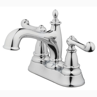 Centerset Bathroom Faucet with Drain Assembly