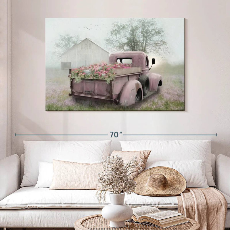 Camion rose Mehar, H 32 po x l 48 po