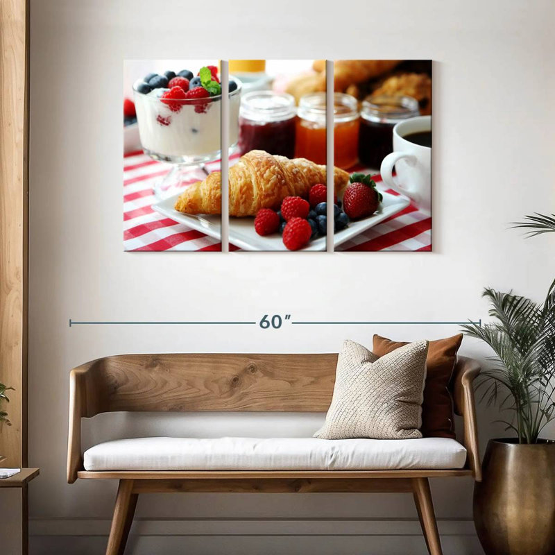 Yarlin croissant et baies, H 28 po x l 45 po