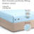 Fitted Sheet Only, Soft Cooling Bed Sheet, Breathable Hotel Luxury Bedding, Deep Pocket 8–16 Inch Mattress Fit-103254633-103254626