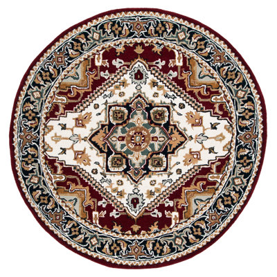 Tapis oriental en laine touffeté à la main Wahcheechee