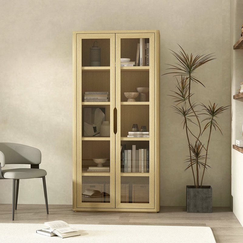 Bibliothèque 38 "en chêne naturel