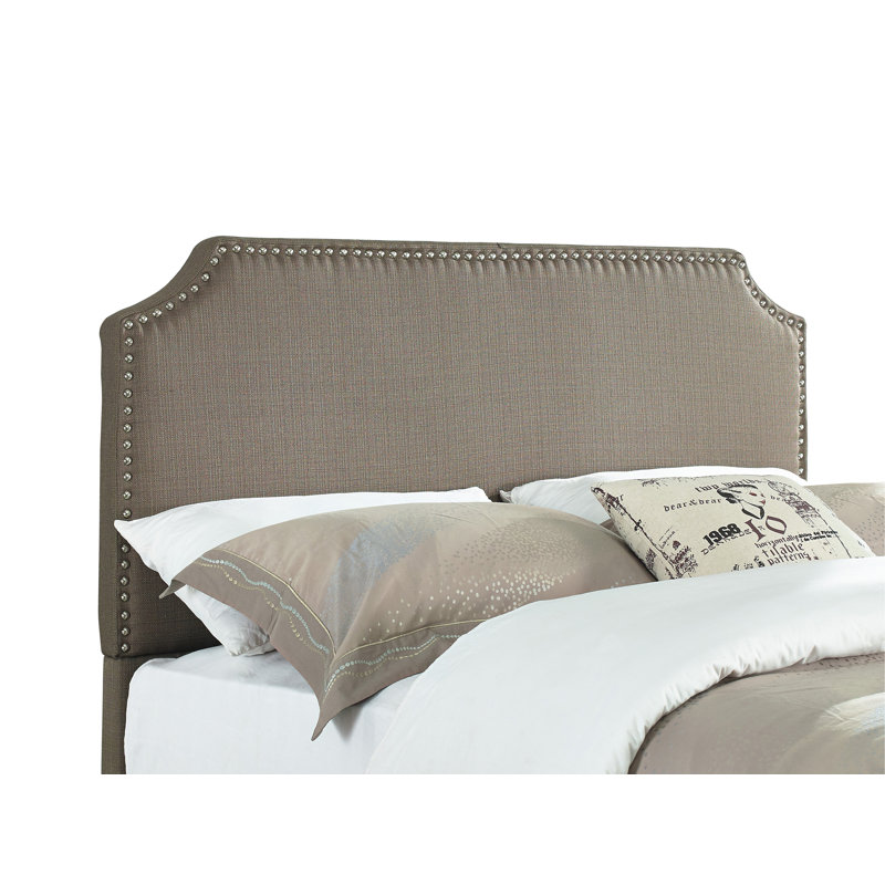 Hillary Upholstered Headboard, Full / Queen, Pebble Stone