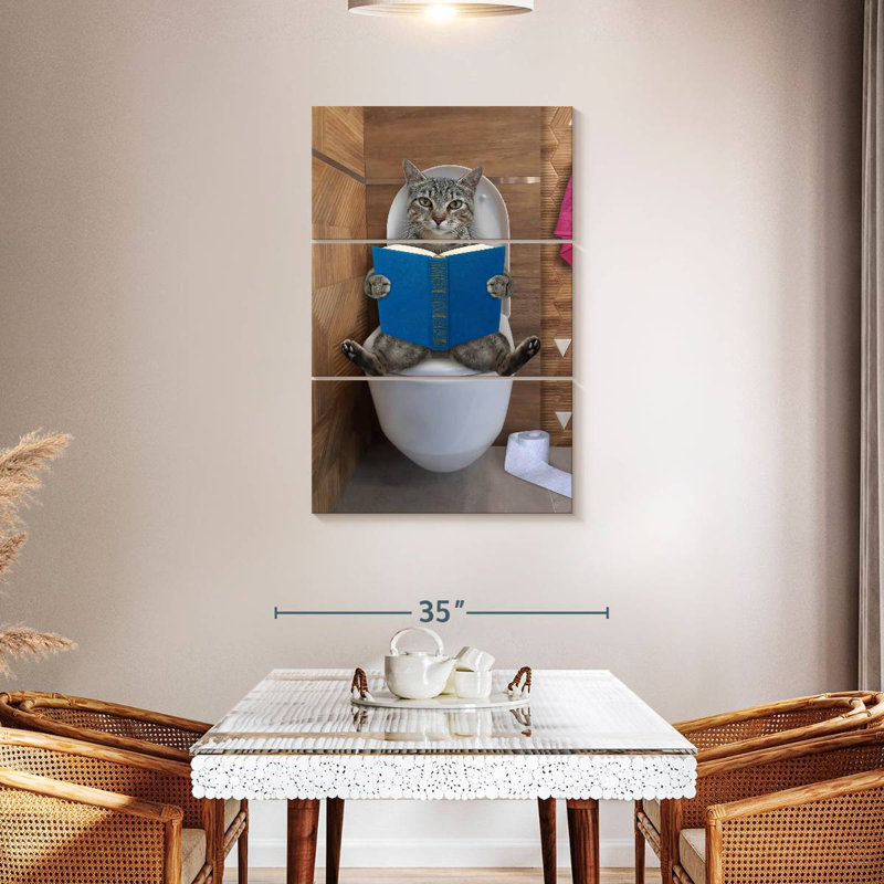Toilette pour chat Ketti Tabby, H 45 po x l 28 po
