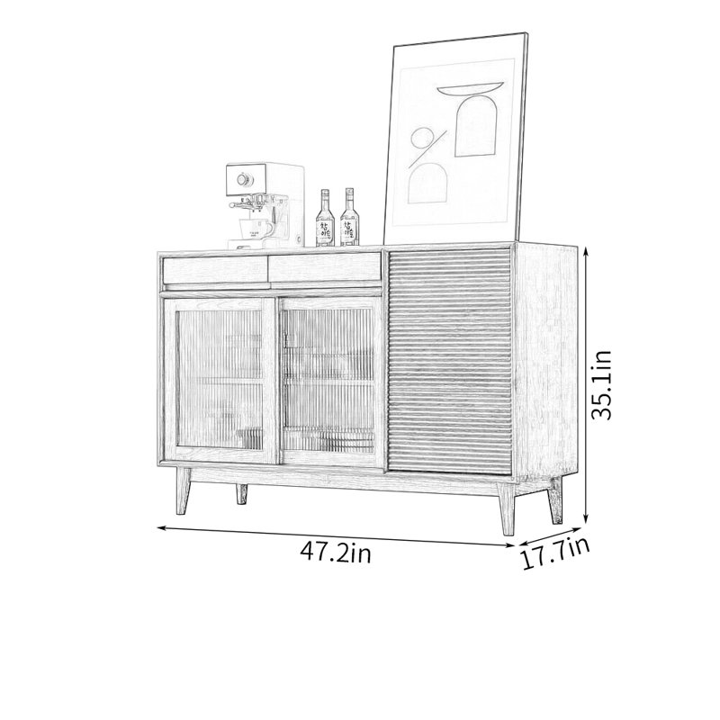 Buffet bas de 47,2 po