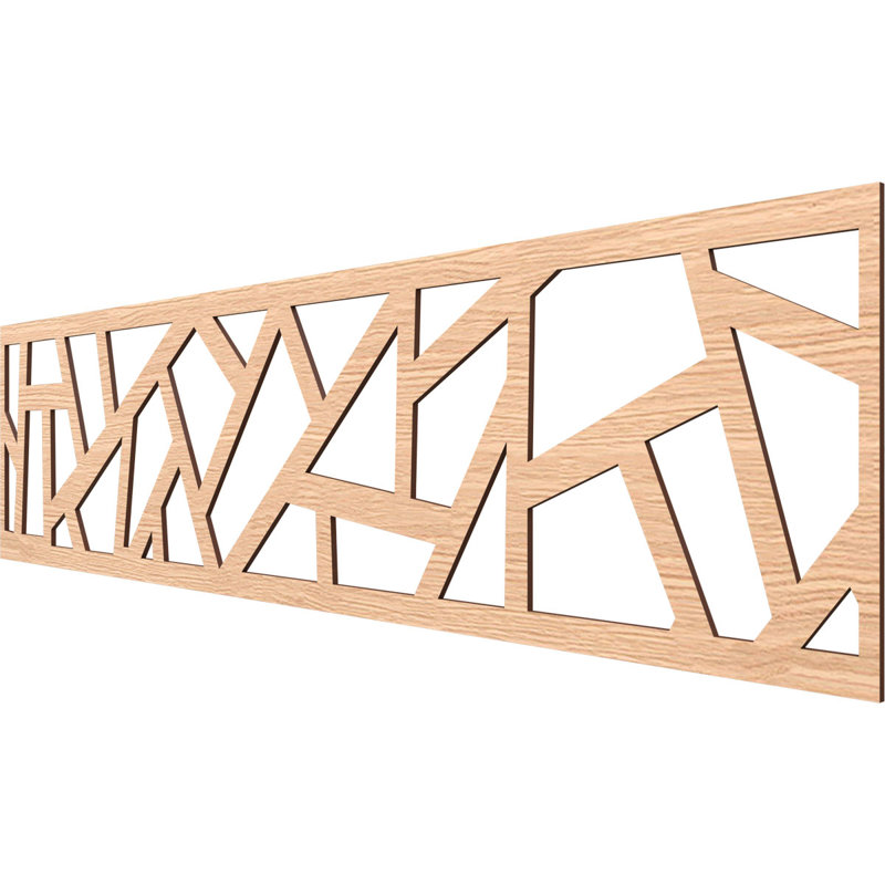 Moulure en bois Harrisburg, Chêne rouge, H 12 po x l 47 po x P 0,25 po