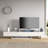 Dessein Modern Minimalist TV Stand for Up to 65" TVs  Low-Profile Media Console with Storage, White Wood Finish-74423381