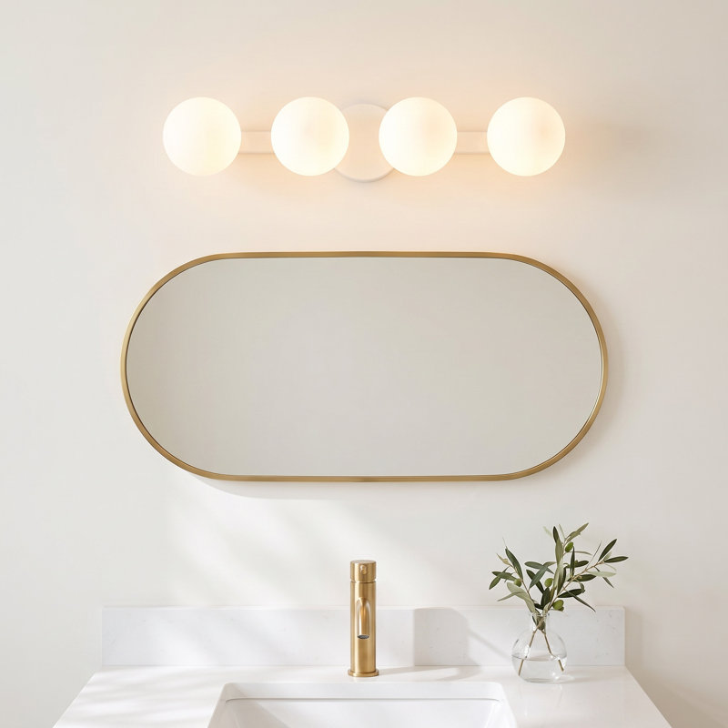 Samson 4 - Light Vanity Light, Polished Chrome