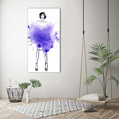 Fashion Illustration - Wrapped Canvas Print