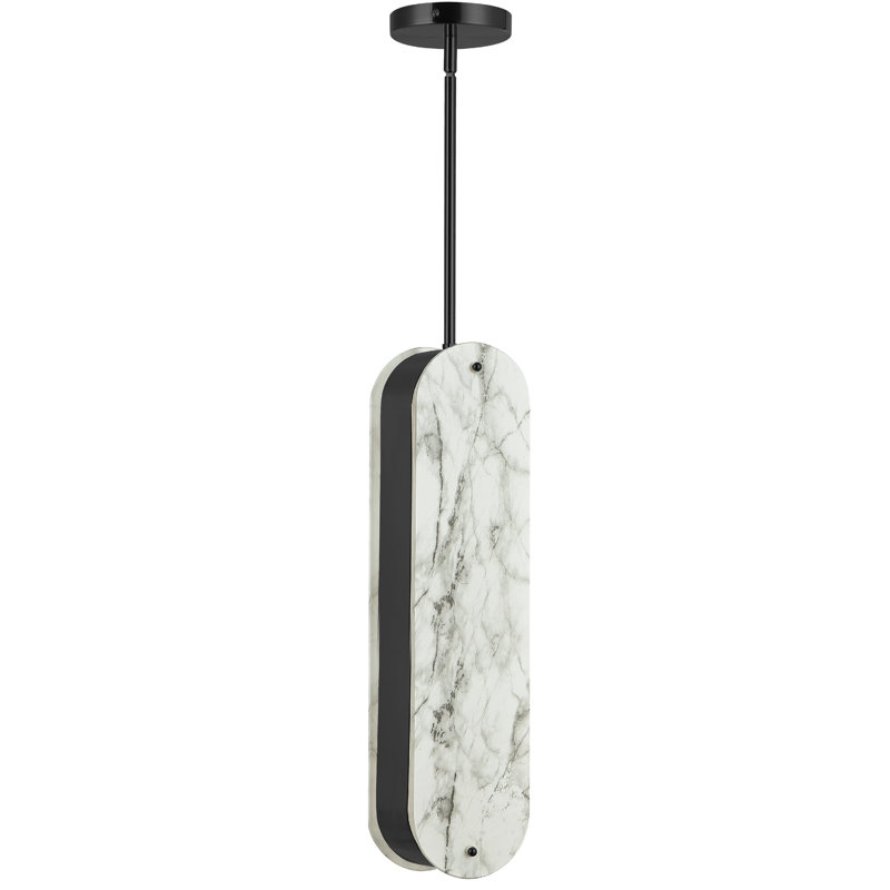Pascal 1 Light Pendant, Matte Black