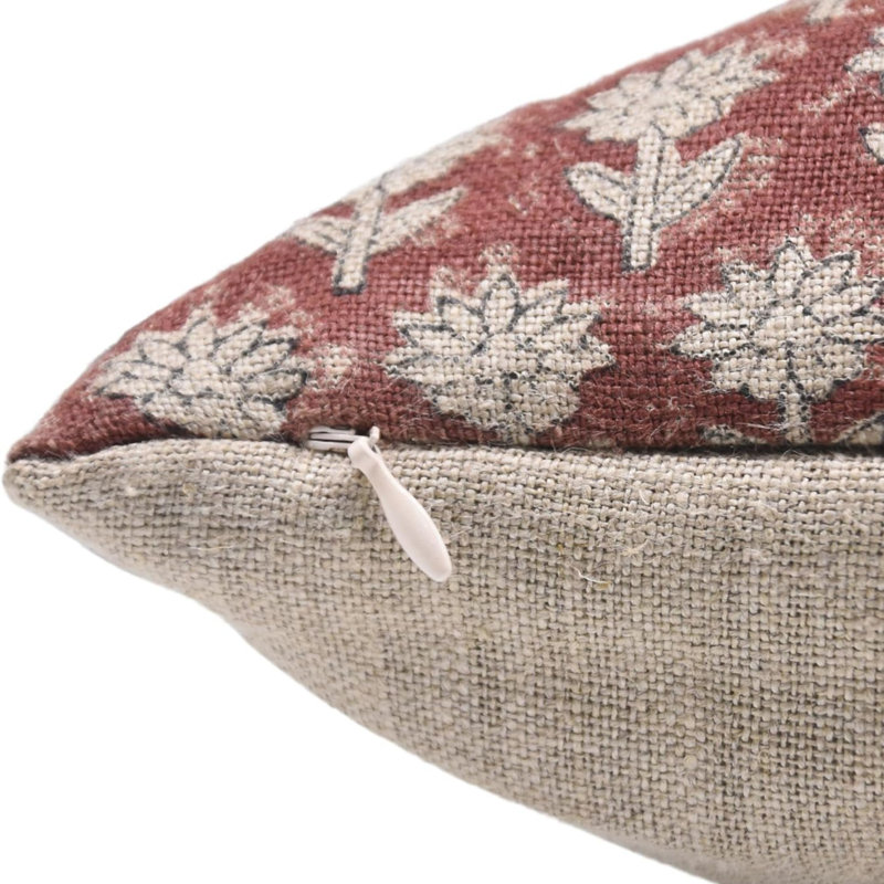 Pankhudi Linen Square Pillow Cover, 20"H x 20"W