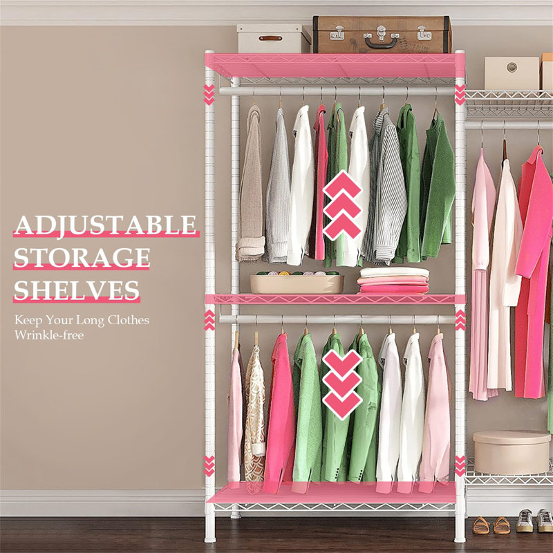 187cm Closet System, White