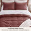 Ensemble de housse de couette à tissage gaufré 100% coton Essential Collection-109512985-110365886