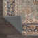 Tapis beige / bleu Sarok