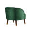 Fauteuil d'appoint rembourré avec pieds en bois-1125126193