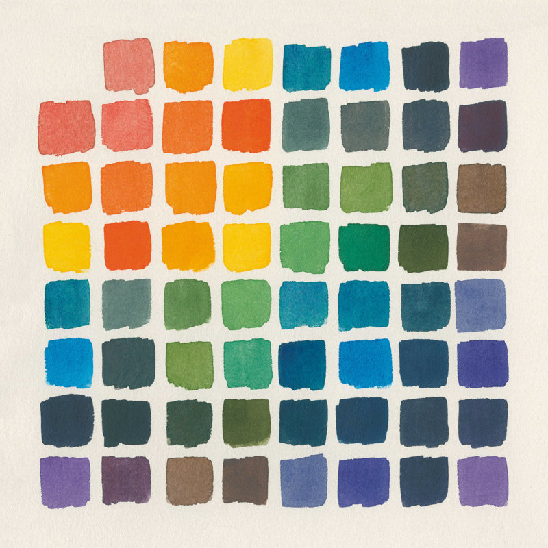 Charte de couleurs, H 30 po x l 30 po