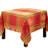 Luxurious Jacquard Tablecloth With Intricate Fall Leaves Design_Square