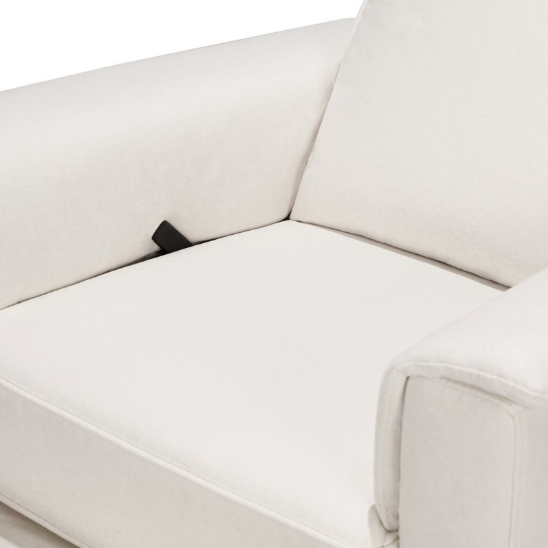 Willa Recliner in Eco-Performance Fabric, Cream Polyester Blend