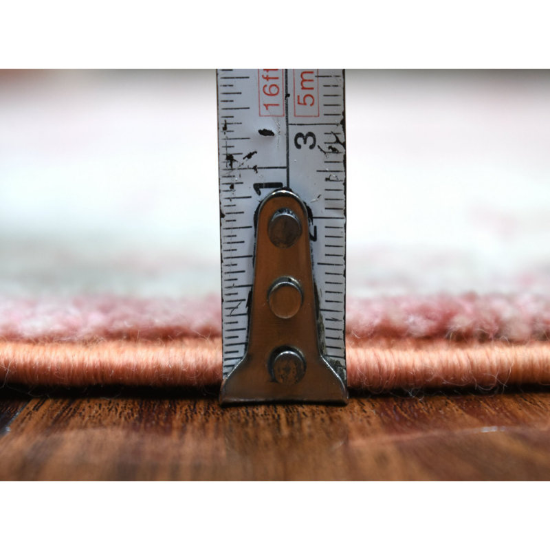Tapis corail rouge en laine noué à la main 6 pi 2 po x 9 pi Angora Oushak 38319F00CF0D47A9B17D9E4B1C0D4A3D