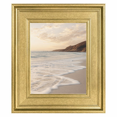 Picture Frame Gold Wide Molding Wall Tabletop Photo Display