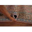 Tapis de couloir rose fait à la main 4 x 13