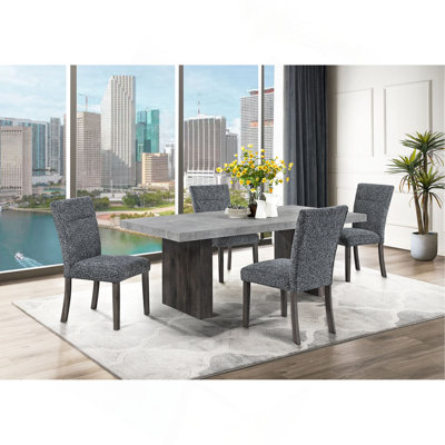 Grey Dining Table Set
