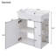 Meuble-lavabo flottant moderne 21,6 pouces