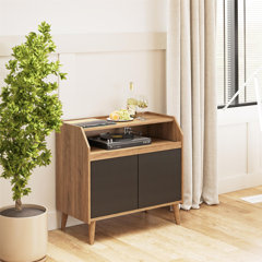 LPBIN3 Vinyl Record Storage Cabinet with Wheels