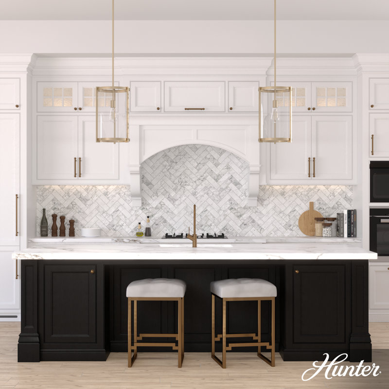 Astwood 1 Light Cylinder Pendant, Gold