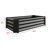 Durable Large Planters, Metal 4 X 2 X 1 Ft Set Of 2, Modern Home Garden