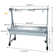 Domccy® 47.6'' W Portable Charcoal Grill
