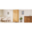 Rangement de salle à manger de 70 po en bois massif naturel, 2 tablettes, 6 portes et 3 tiroirs, glissière de tiroir d'extension, compartiments d'armoire basculants à support basculant américain traditionnel, tablette réglable, charnière d'amortissement, sécurité