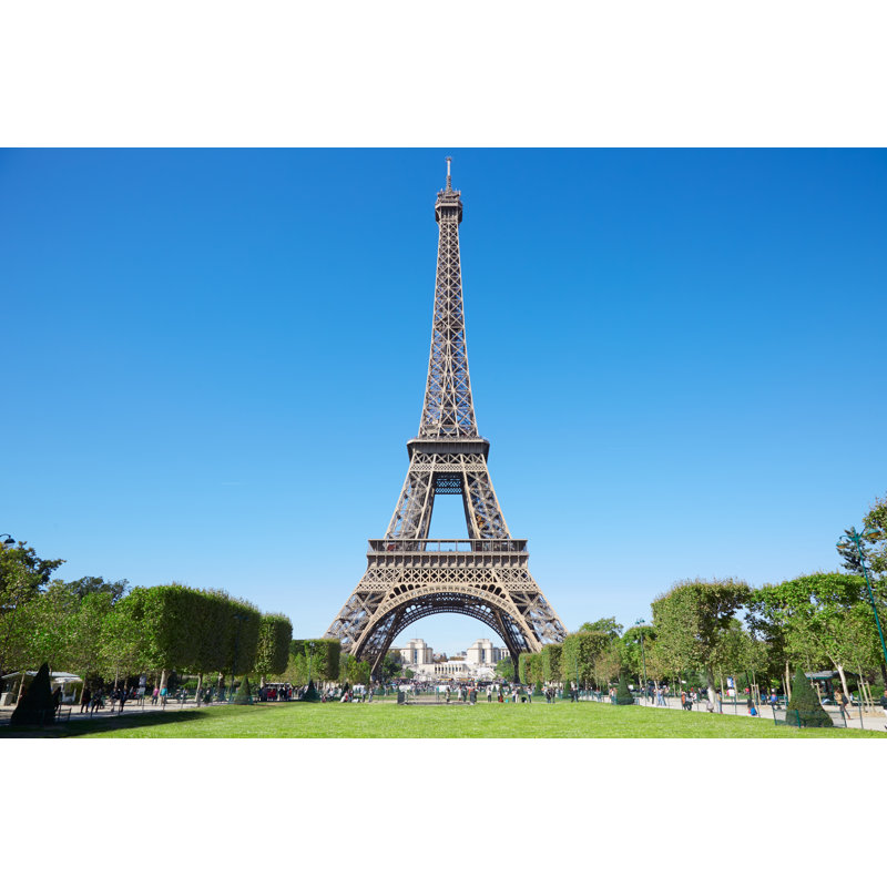 Tour Eiffel à Paris - Photographie sur toile tendue, H 8 po x l 12 po