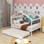 Lit double en bois avec lit gigogne-572256986-572256965