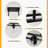 Tarcis 5 - Light Dimmable Kitchen Island Rectangle Chandelier