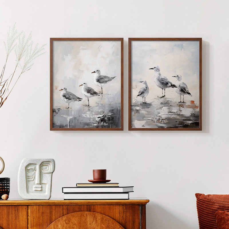 Série NAUTICAL CDLX - Reproduction encadrée de qualité supérieure - prête à être accrochée - aucun clou requis - aucun clou requis