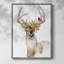 «Holiday Deer I», reproduction encadrée - bois massif-759110518