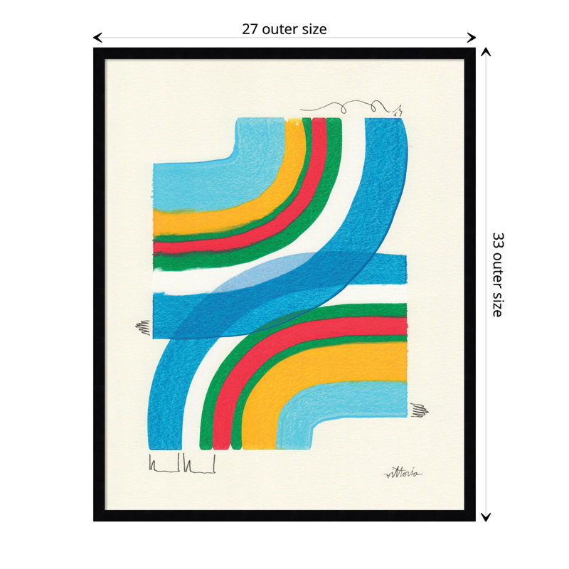 A Plan For Myself by Amber Vittoria, 33" H x 27" W x 1" D, Black