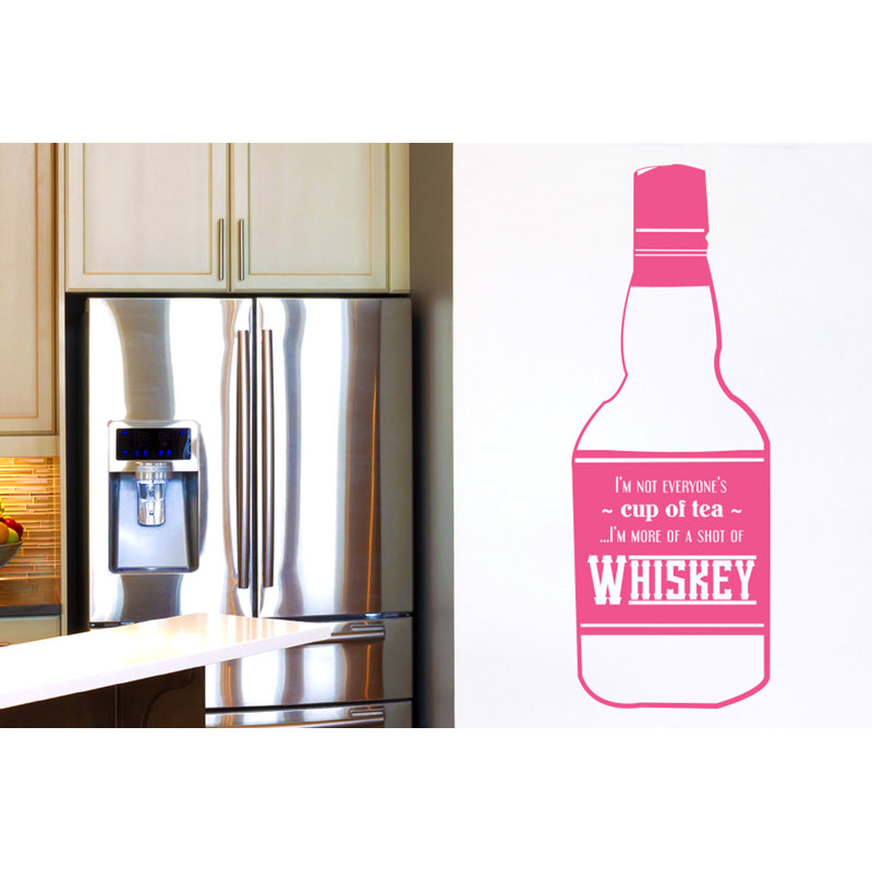 Food & Beverage Wall Decal, Pink
