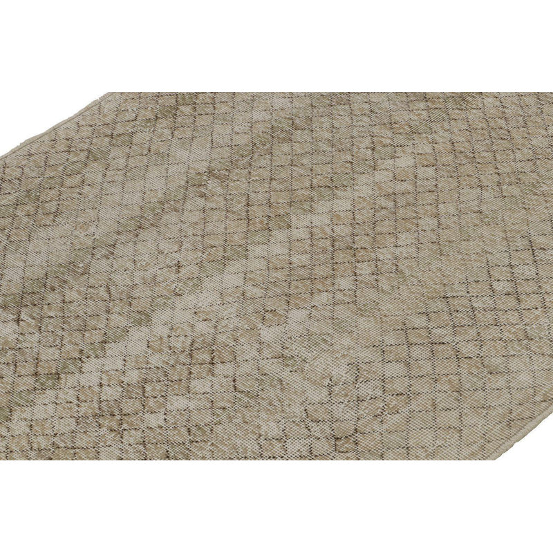 One-of-a-Kind Rectangle 4' X 5'2" Hand Knotted Area Rug
