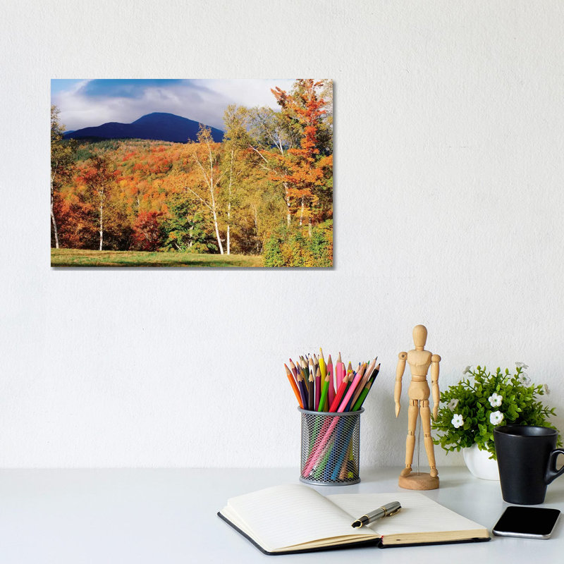 Autumn Landscape, White Mountain National Forest, New Hampshire, USA - Wrapped Canvas Print, 20.32 cm H x 30.48 cm W