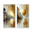 Ensemble de 2 reproductions d'art en or sur le Bosphore turc I - Istanbul-452808762-452808763