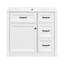 Meuble-lavabo simple autoportant vert 36 po avec lavabo et rangement en céramique-1629207015