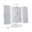 Deylani Touch Trifold 2.0 LED Makeup Mirror with Magnification Iron Framed Lighted Makeup Mirror-698889626