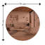 Bisou Round Wall Mirror-111107494