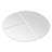 Peel and Stick Mirror Tiles, Four Quarters Circular Design Set