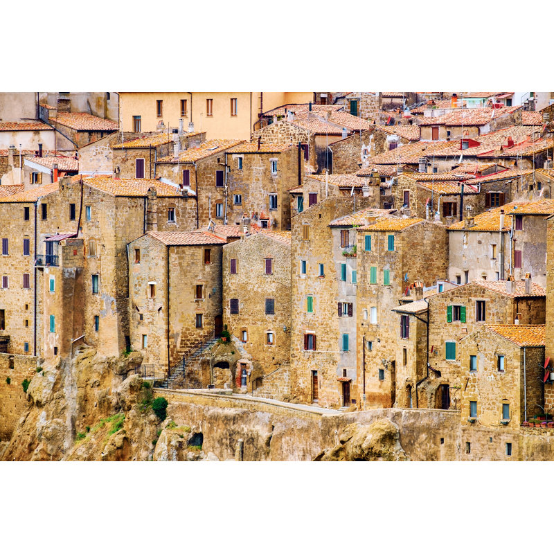 Pitigliano City by Remedios - Wrapped Canvas Print, 20cm H x 30cm W