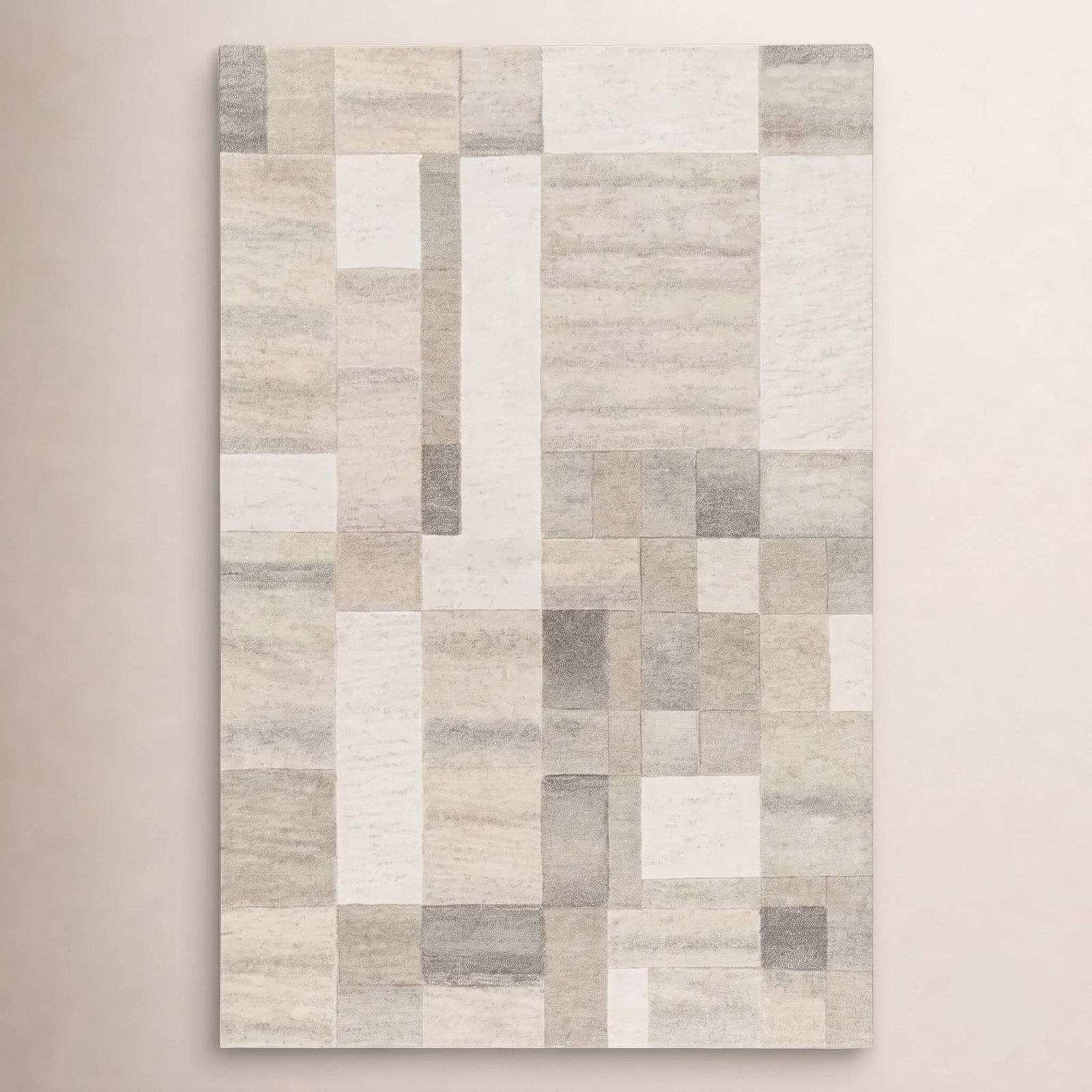 Castielle Hand-Tufted Abstract Rug, Rectangle 2' x 3'